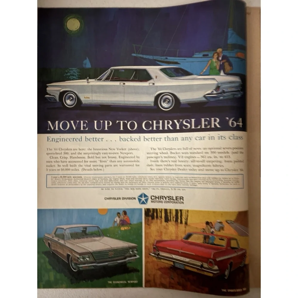The Saturday Evening Post October 12 1963 Nixon Iron Curtain Car Ads